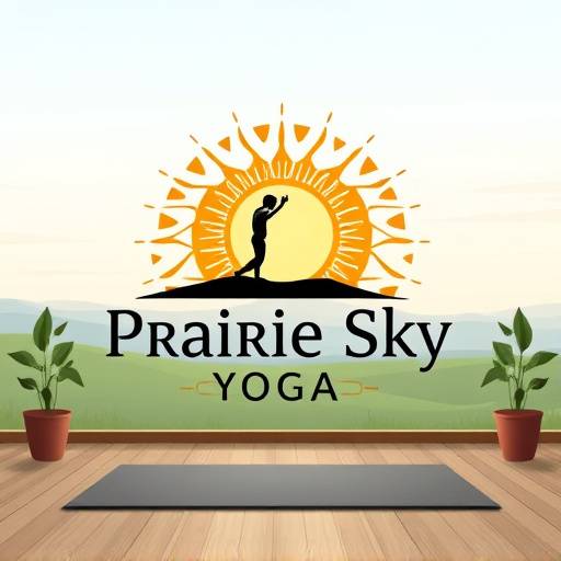 Logo of 'Prairie Sky Yoga' - A yoga studio in Chicago offering diverse classes