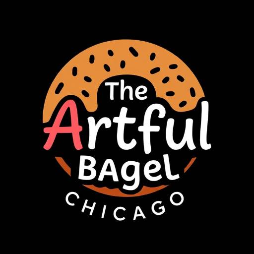 Logo of 'The Artful Bagel' - A Chicago bagel shop known for unique flavors