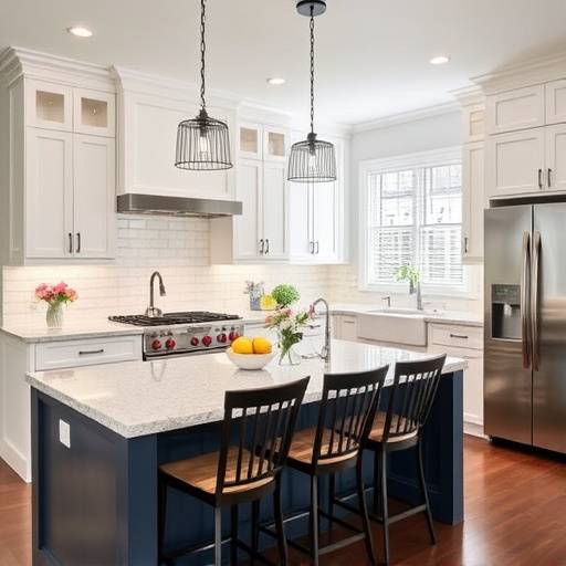 Photograph of a newly remodeled kitchen from Chicago Home Solutions