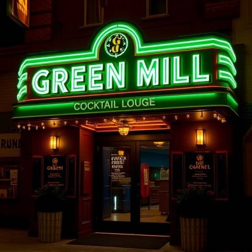 Photograph of Green Mill Cocktail Lounge entrance