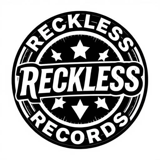 Photograph of Reckless Records store logo